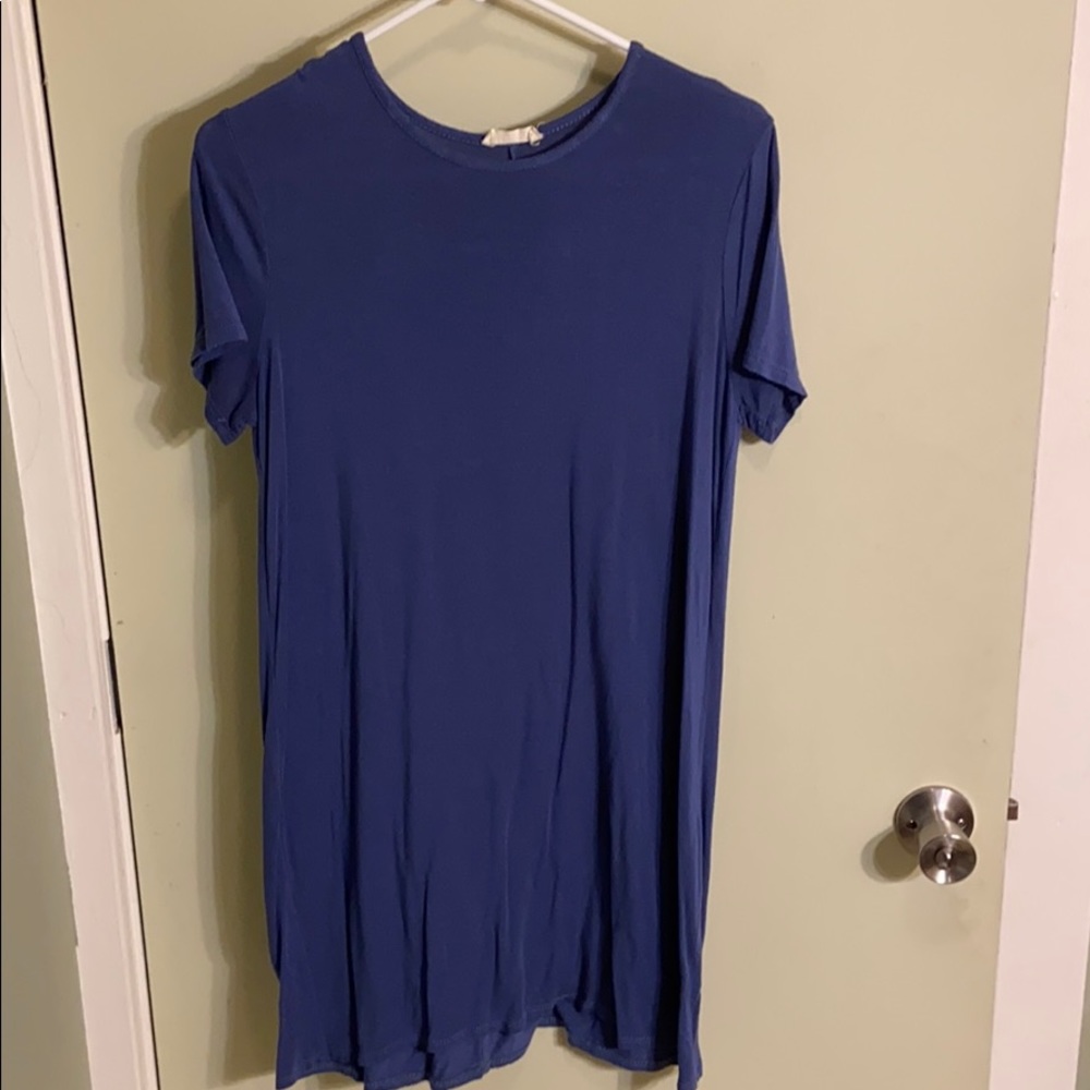 Pale blue dress